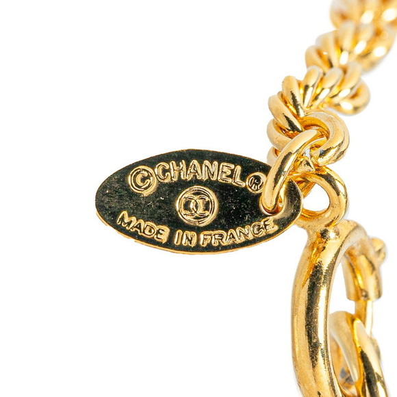 Chanel Chanel Coco Mark Round Necklace Gold Metal Necklace - Picture 3 of 5